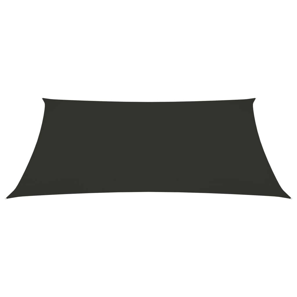 Helloshop26 - Voile toile d'ombrage parasol tissu oxford trapèze 3/4 x 3 m anthracite - Image 2