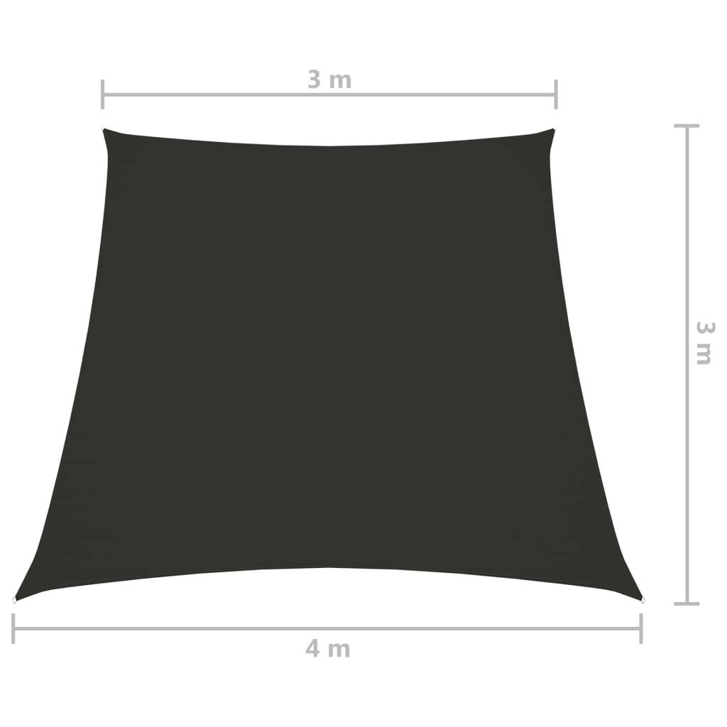 Helloshop26 - Voile toile d'ombrage parasol tissu oxford trapèze 3/4 x 3 m anthracite - Image 6