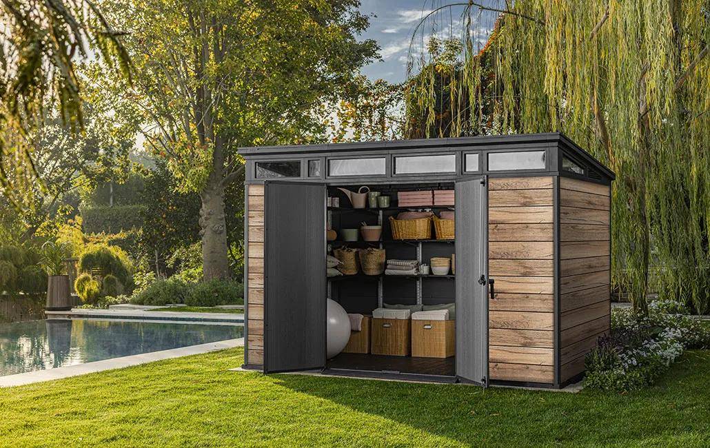 Keter - Abri de jardin Signature 117 - Aspect bois Douglas - 7,4m - KETER - Image 6