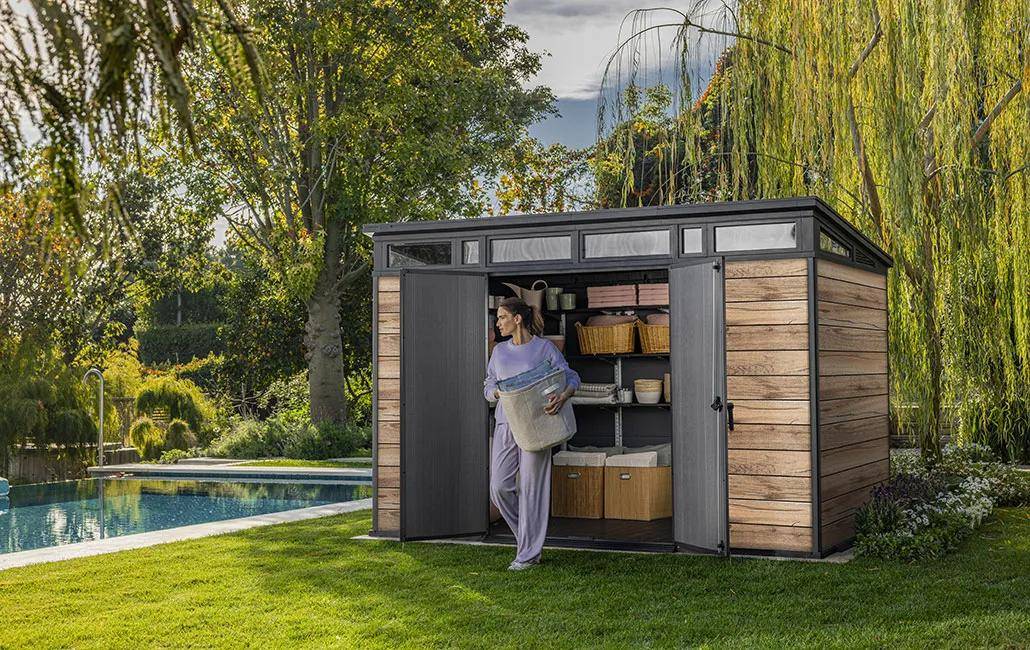 Keter - Abri de jardin Signature 117 - Aspect bois Douglas - 7,4m - KETER - Image 7