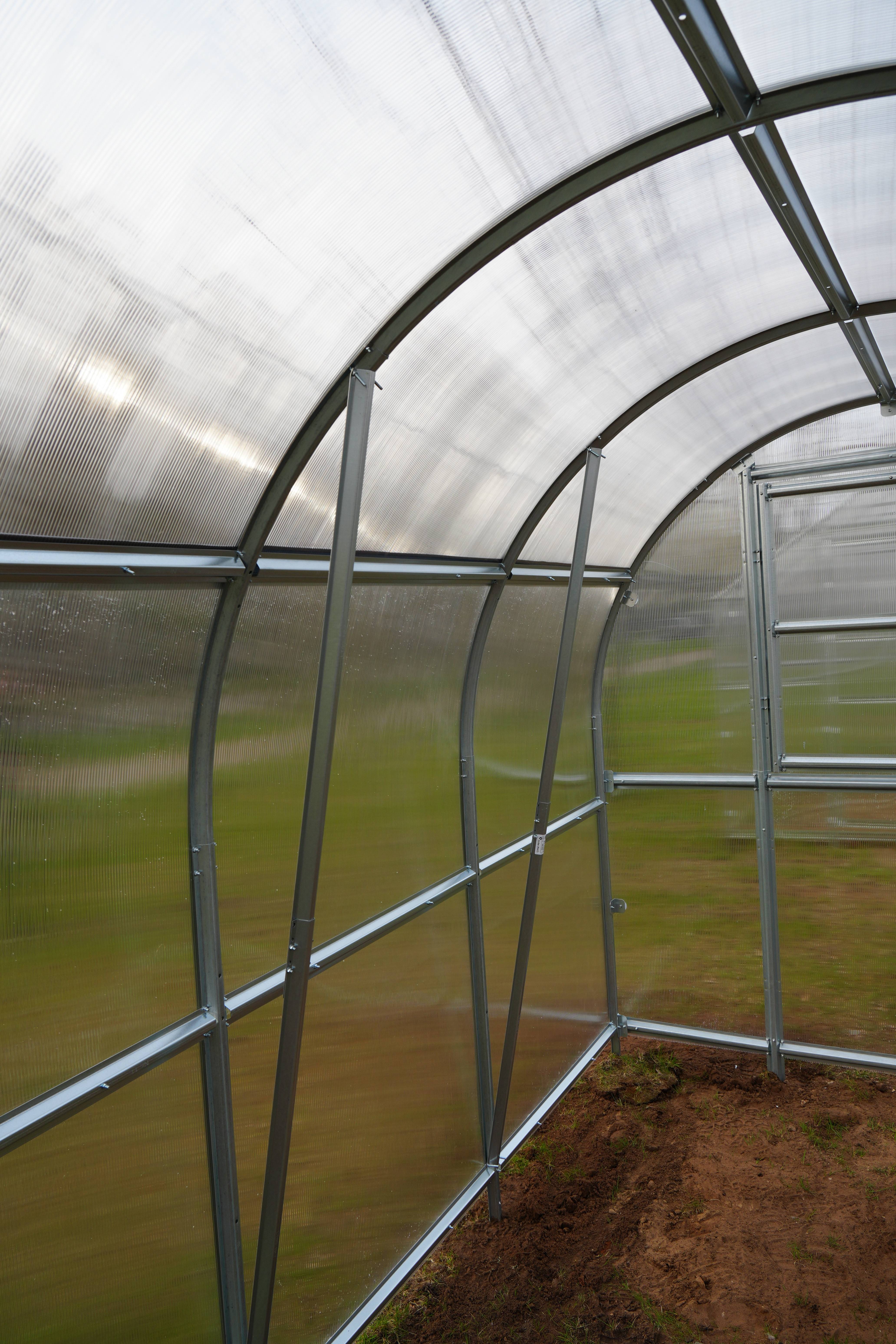 KLASIKA GREENHOUSES - Serre KLASIKA SLIM 2 x 6 m (12 m²) , 4 mm avec revêtement en polycarbonate - Image 7