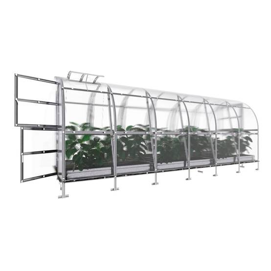 KLASIKA GREENHOUSES - Serre KLASIKA SLIM 2 x 6 m (12 m²) , 4 mm avec revêtement en polycarbonate - Image 5
