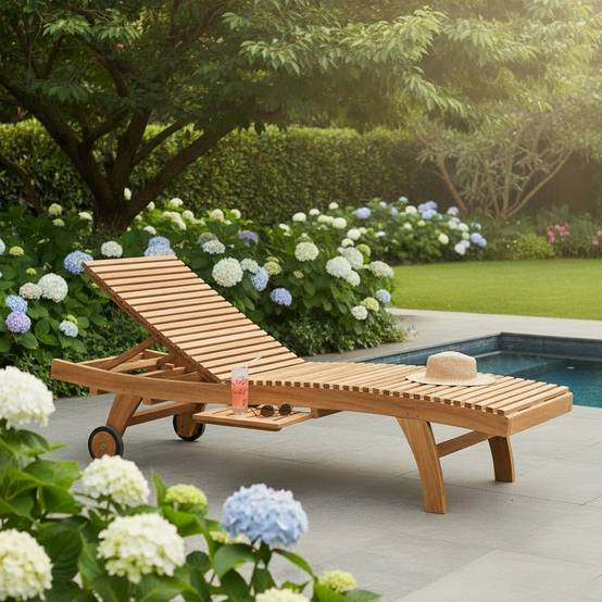 Teck'Attitude - Bain de Soleil en teck massif Beverly - TECK'Attitude - Image 2