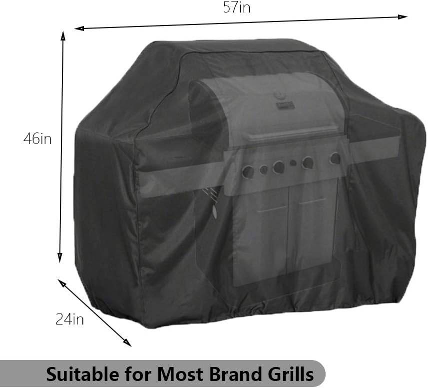 IntiMeg - étanche grande housse de barbecue à gaz d'extérieur, résistante à la poussière, aux déchirures et à la décoloration, pour Weber, Char Broil IntiMeg - Image 2
