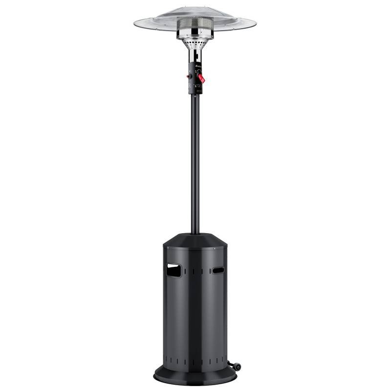 Favex - Parasol chauffant d'extérieur à gaz - FAVEX - Cosy Élégance Noir Ecoline - Prêt à l'emploi livré avec tuyau et détendeur - 12 m² - Image 10