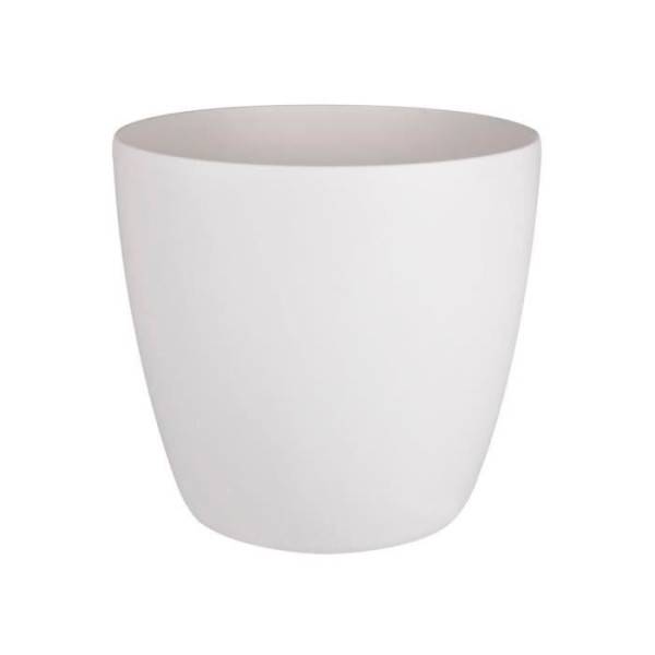 Elho - Elho Brussels Pot De Fleurs Rond Roues 47 - Blanc - ø 47 X H 44 Cm - Intérieur - 100% Recyclé - Image 2