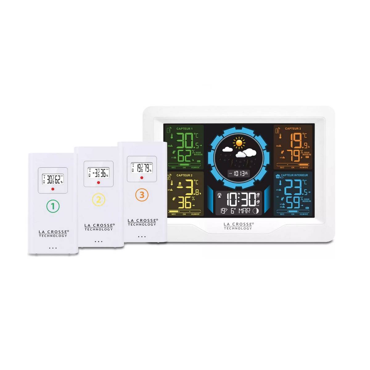 La Crosse Technology - Station météo blanc WS6304WHI La Crosse Technology