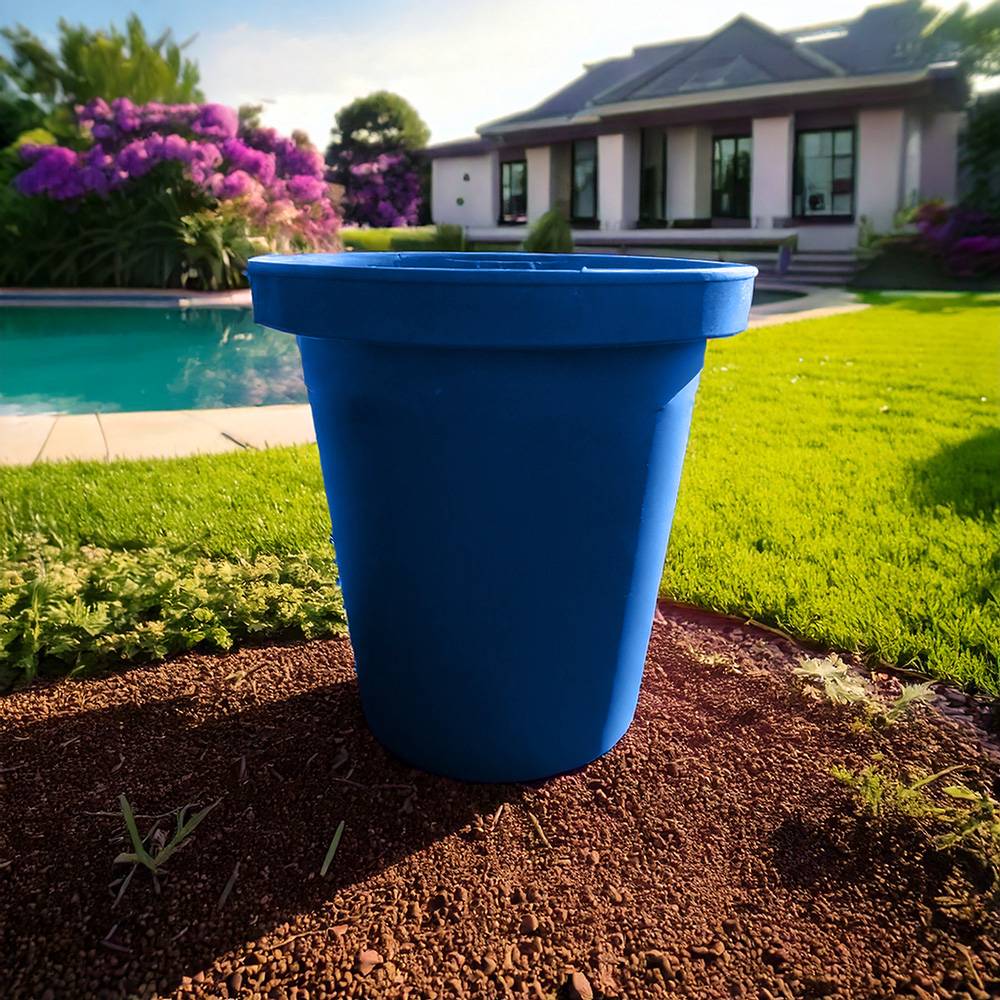 Plast'Up Rotomoulage - Pot de fleurs rond xxl delight 420l- lot de 2 - plast'up rotomoulage - Image 2