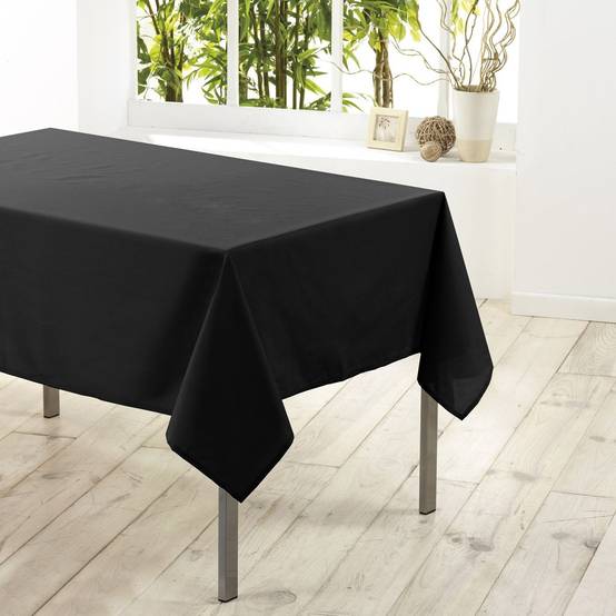 Nappe Antitache "Essentiel" 140x200cm Noir - Image 1