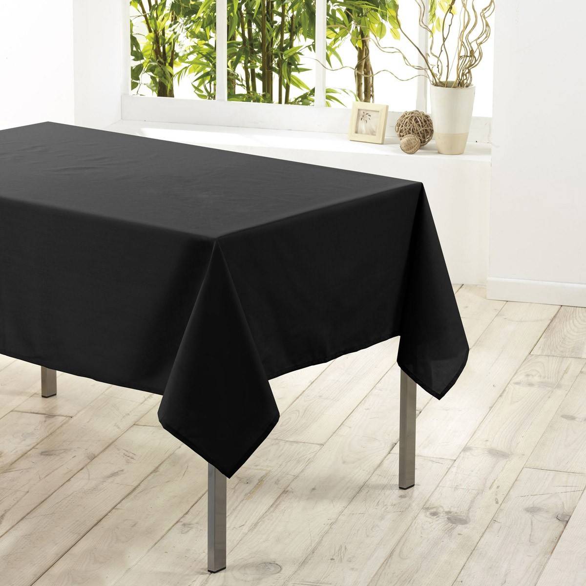 Nappe Antitache "Essentiel" 140x200cm Noir - Image 1