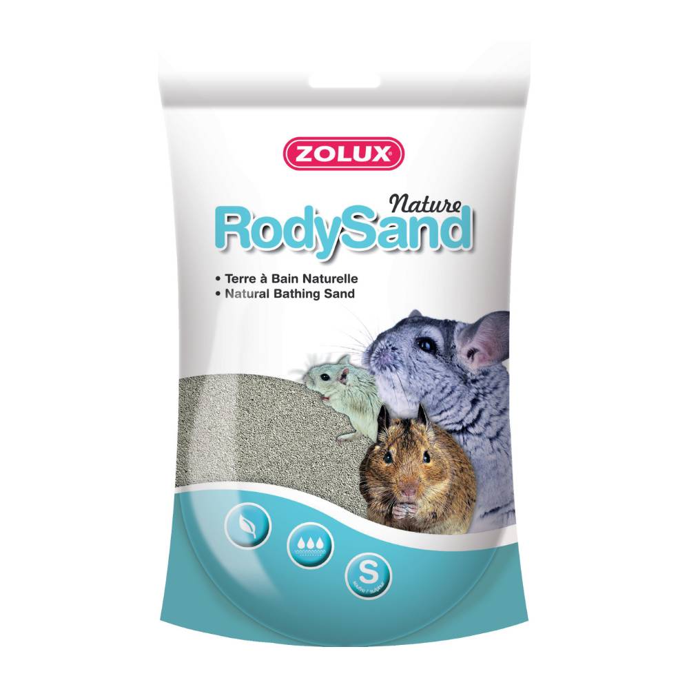 Zolux - Terre à bain pour chichillas Rody sand 2L (Lot de 2) - Image 2