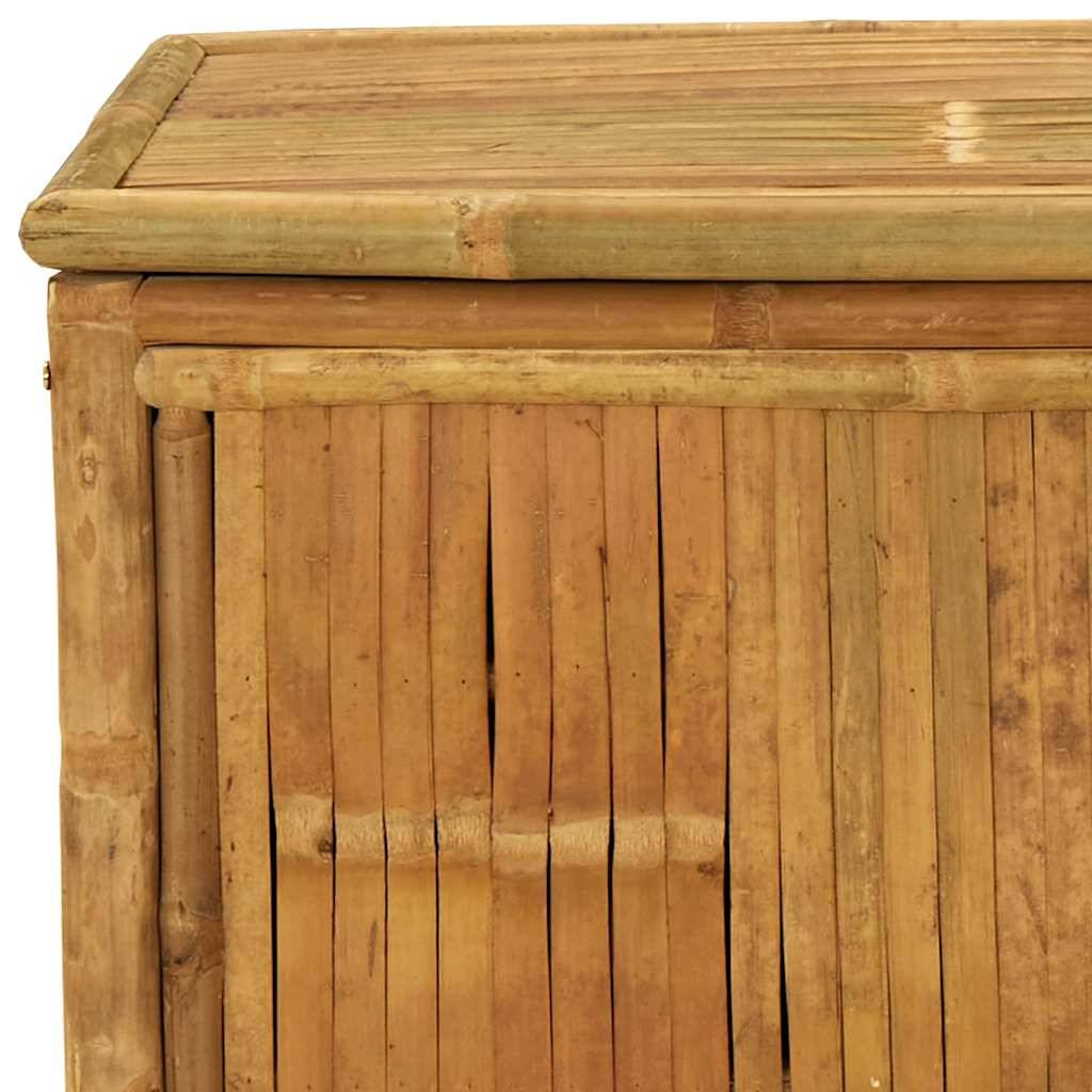 Boîte de rangement jardin bambou naturel 110 x 52 x 55 cm - PANGIVO - Image 7