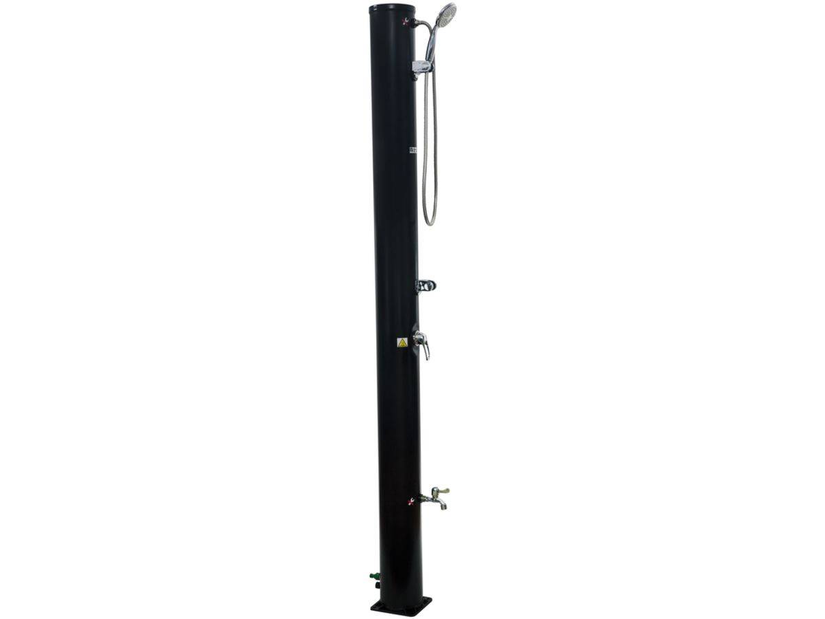 Douche Solaire Ronde Pvc "fresh 14" - 40l + Mitigeur Et Rince-pieds -habitat Et Jardin - Image 1