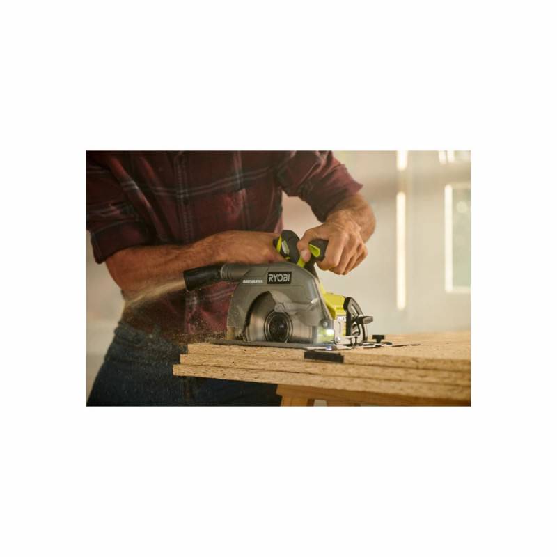 Ryobi - Pack RYOBI Scie circulaire R18CS7-0 - 18V One+ Brushless - 1 Batterie 2.0Ah - 1 Chargeur rapide - Image 5