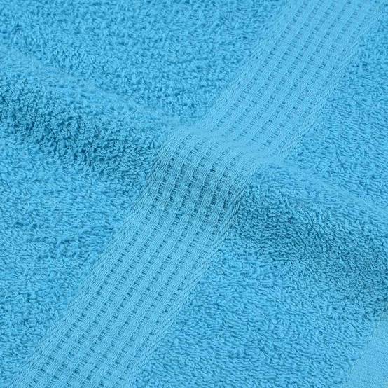 Nappe / serviette coton turquoise 70 x 140 cm - Prolenta premium p319.6 - Image 7