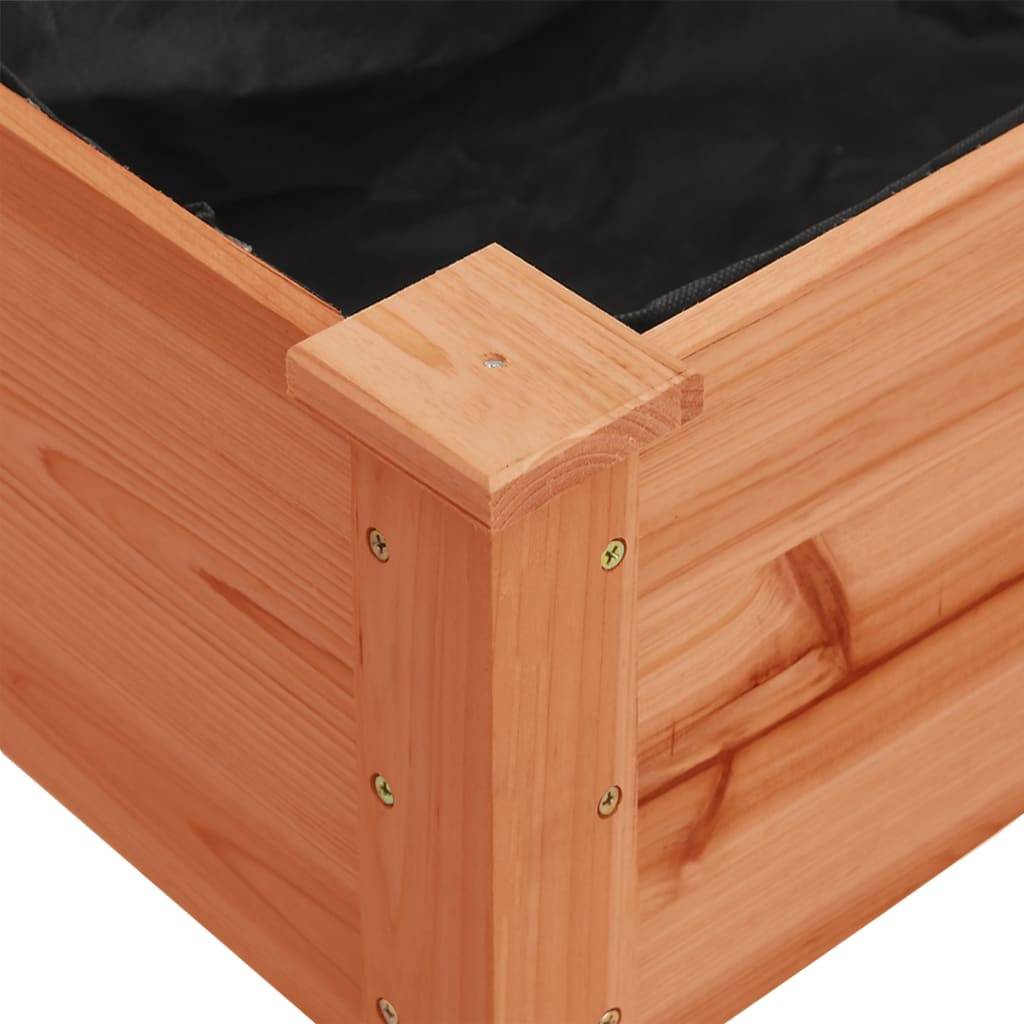 Vidaxl - Jardinière avec doublure marron 161x45x76 cm bois massif sapin vidaXL 364237 - Image 8