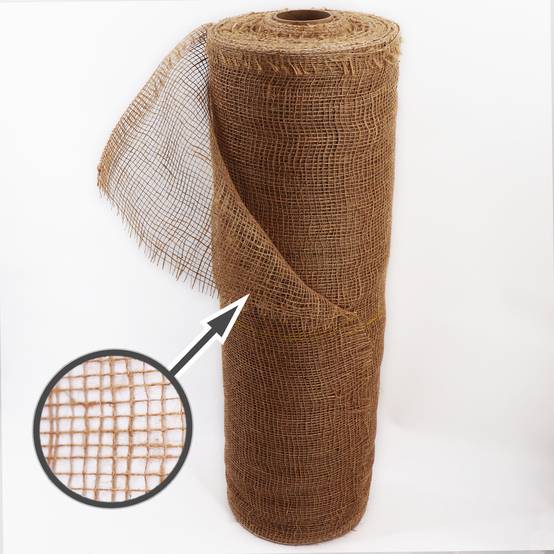 40m x 1m tissu de jute 105g/m² tapis de jute jute de jardin tissu de jute toile de jute ruban de jute - Image 2