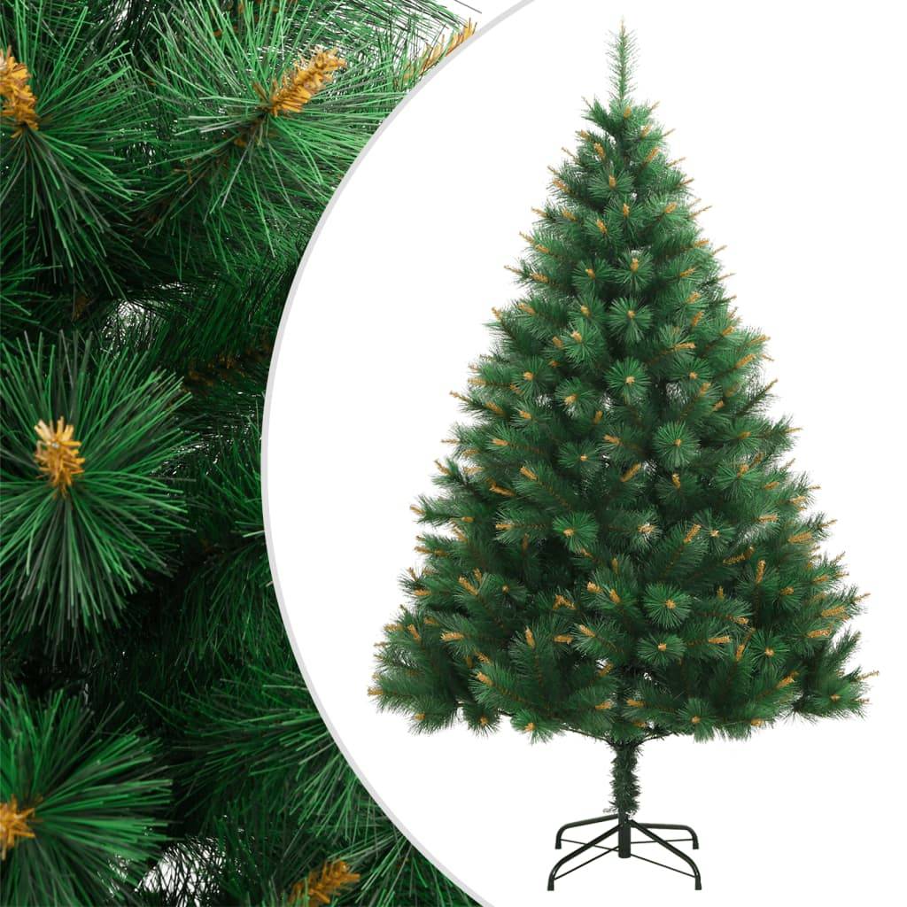 ComfortXL - Sapin de Noël artificiel articulé PVC deux tons grande taille fêtes Vert 210 cm – ComfortXL Outdoor Living