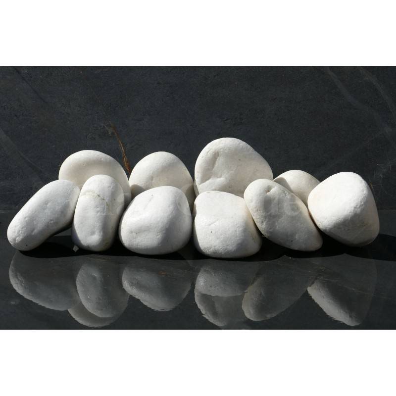 Gros Galet BLANC 100-200 - pack 15 Galet - Image 3