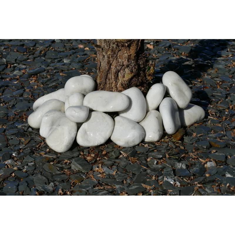 Gros Galet BLANC 100-200 - pack 15 Galet - Image 5