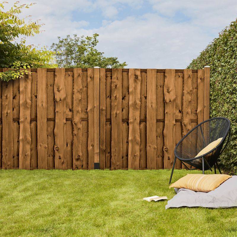 ART-GARDEN - Panneau claustra occultant bois foncé 180 x 180 cm - Image 5
