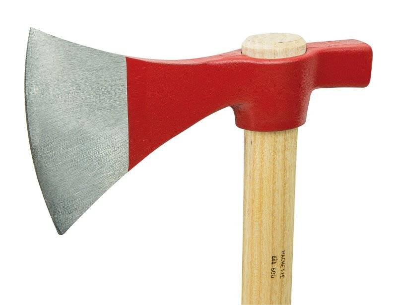 Hachette à douille – Acier C45 trempé, manche frêne PEFC - MOB - Image 3