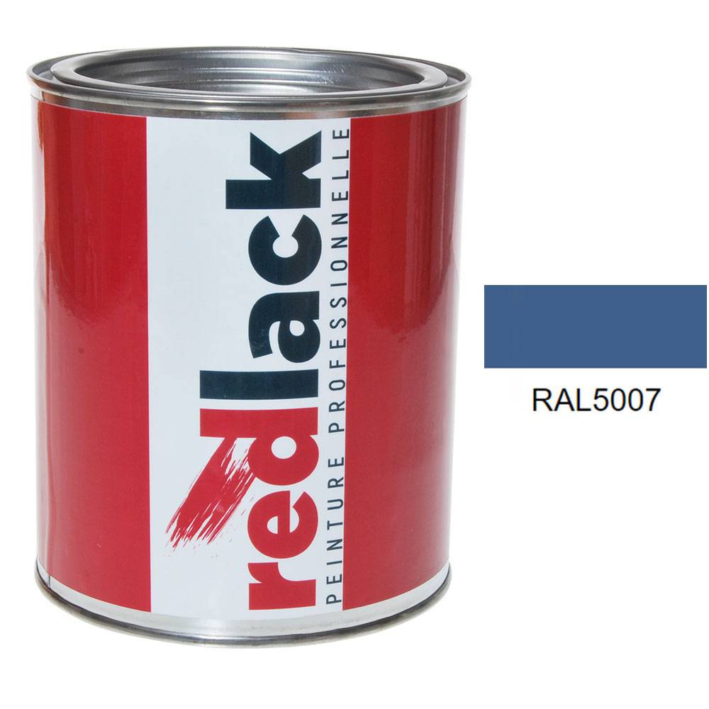 Peinture Bleu brillant RAL 5007 Mat multisupport 1L Redlack - Image 1