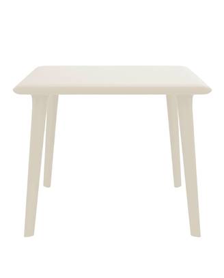 Table carrée extérieur 90x90 ivoire DESSA Resol