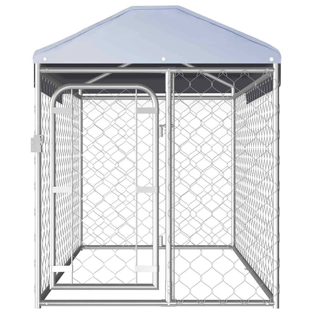 Vidaxl - Chenil d'extérieur avec toit pour chiens 200x100x125 cm vidaXL 144492 - Image 7