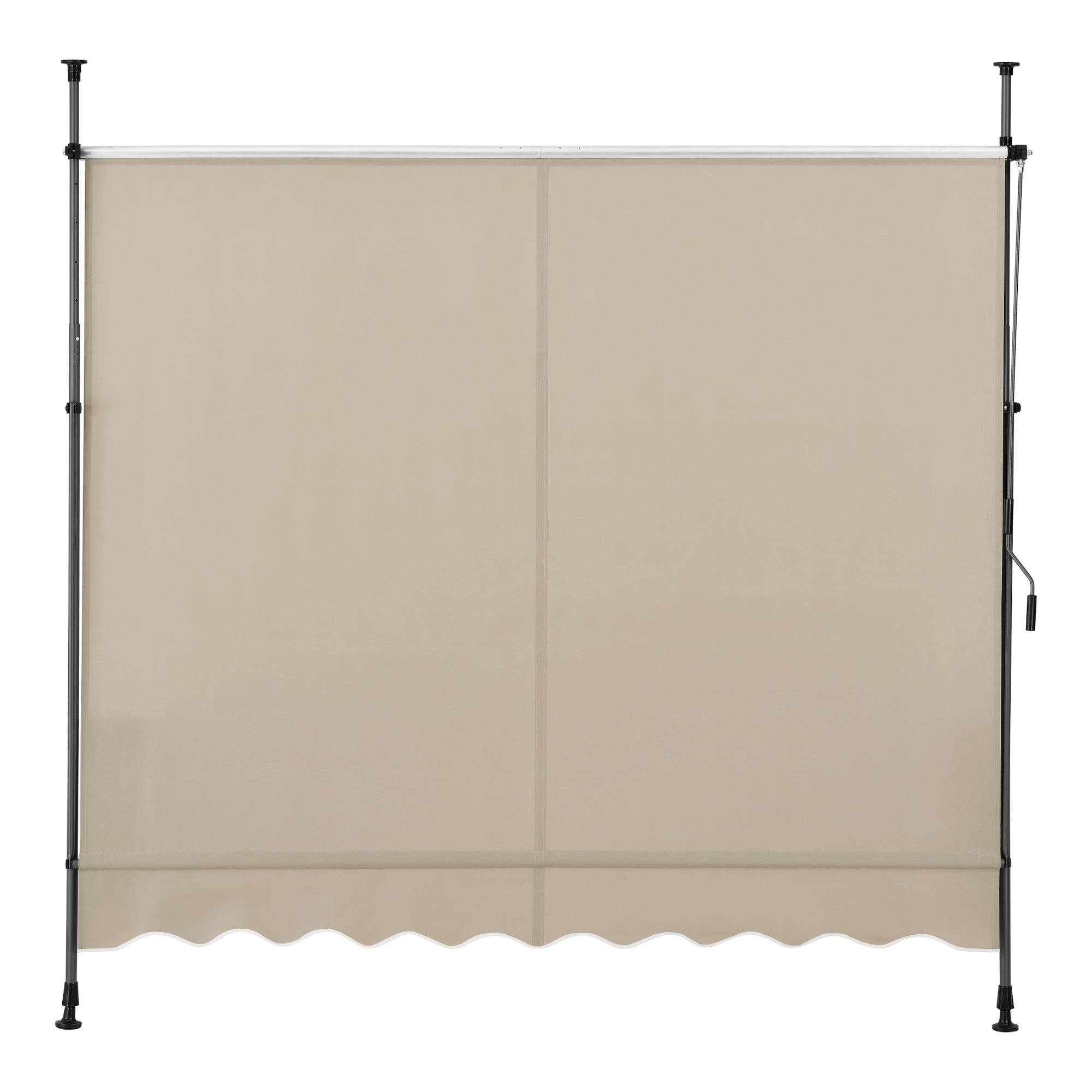 Pro.Tec - Store Banne Manuel Auvent Téléscopique 400 x 120 x 220-309 cm Sable  [pro.tec] - Image 5