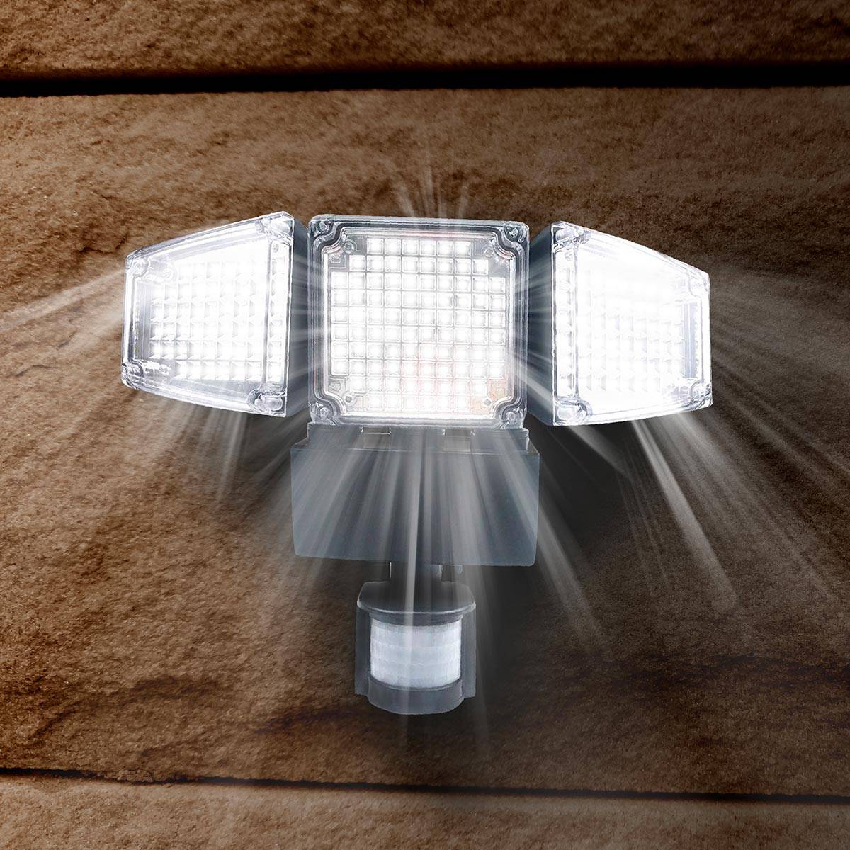 Lumisky - Projecteur solaire avec détecteur BLACKBURN Noir Plastique 12W - Image 2