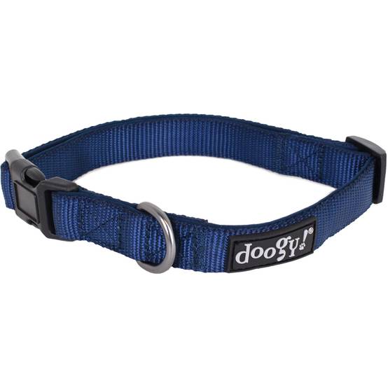 Collier nylon chien Classica Bleu Doogy Taille : L DOOGY CLASSIC