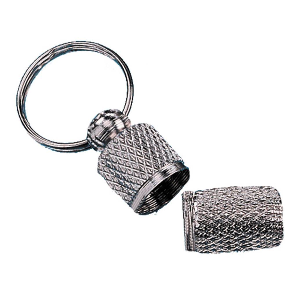 1 tube porte adresse pour collier pour chien et chat - couleur argent - Image 1