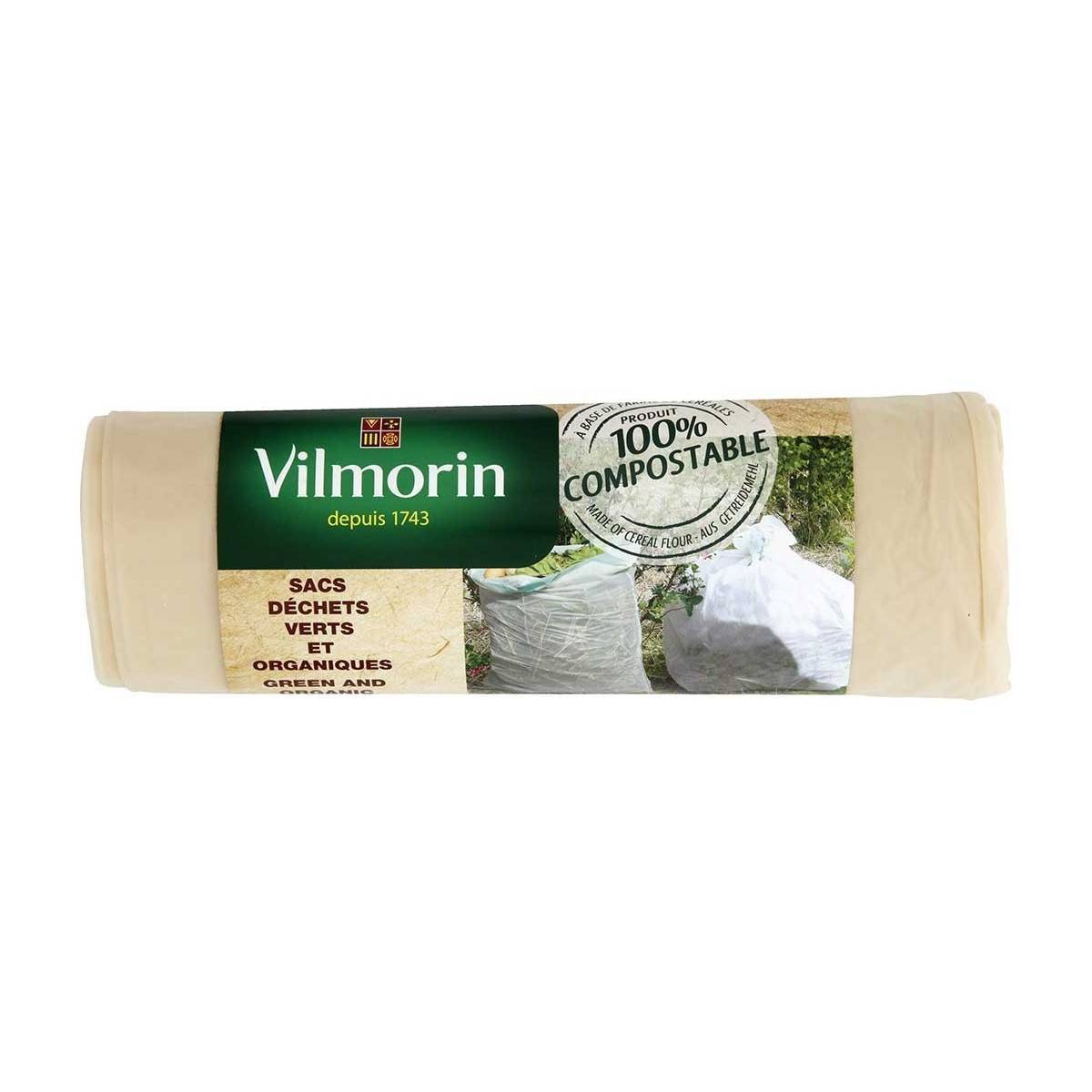 Vilmorin - Sacs déchets verts et organiques à base de farine de céréales