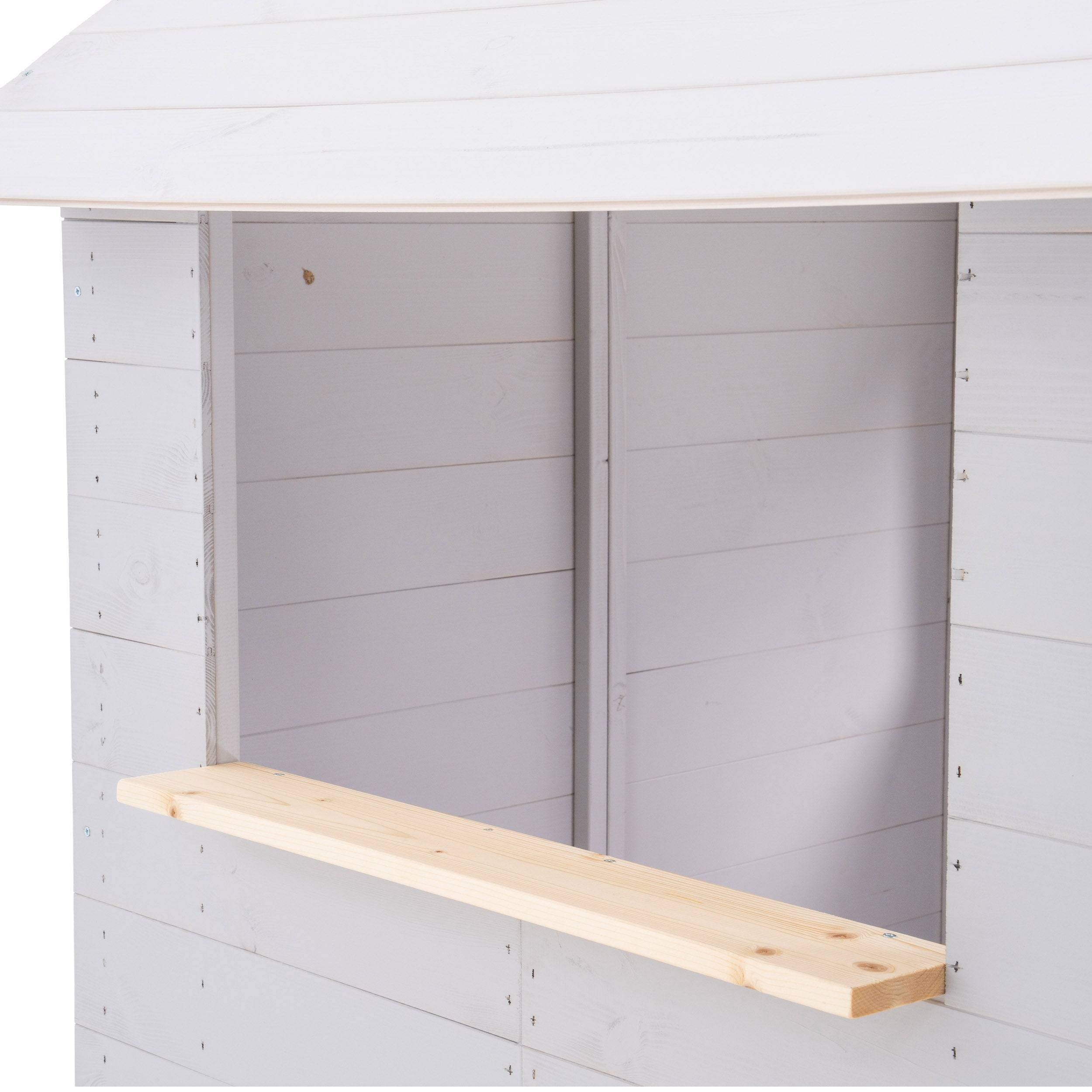Maisonnette modulable sur pilotis avec balcon et glissière PERCE-NEIGE en bois FSC® - Image 4
