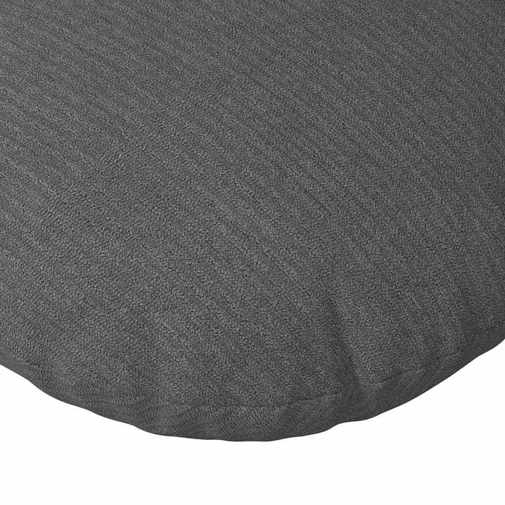 Coussins de siège velours côtelé gris foncé 80 x 80 x 29 cm - PANGIVO - Image 7