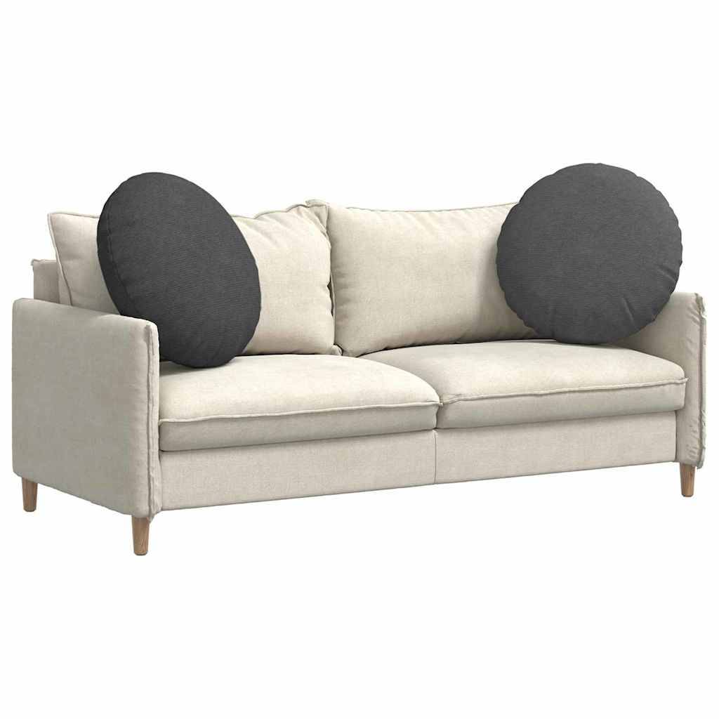 Coussins de siège velours côtelé gris foncé 80 x 80 x 29 cm - PANGIVO - Image 3