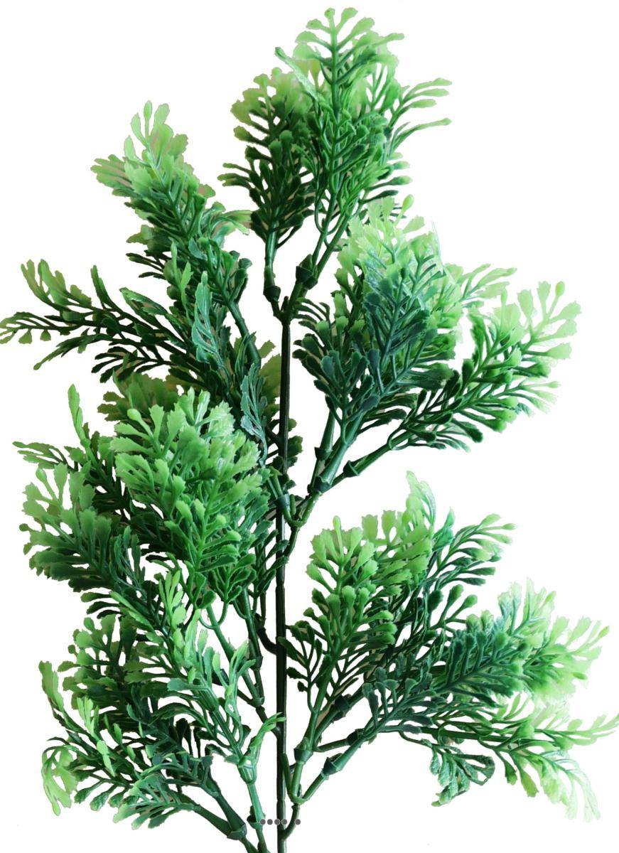 Artificielles - Pinus factice en piquet H42cm plastique extérieur très dense 27 têtes - Image 2