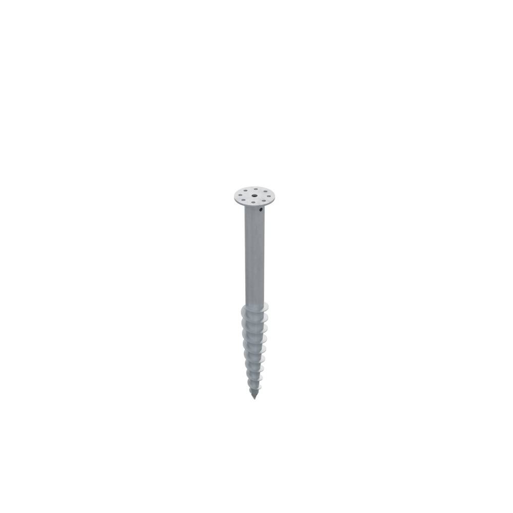 Vis de Fondation SPIRAL - Pour Terrasse - Hauteur : 80cm - Support en L inclus - Fixation Sans Beton - Image 5