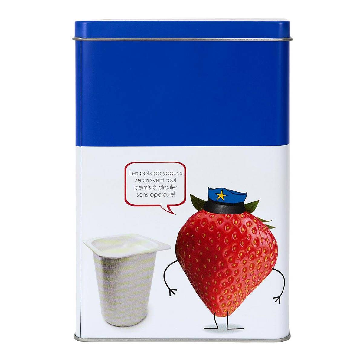 Cook Concept - Boîte à Sucre en Métal "Ludique" 18cm Bleu - Image 2
