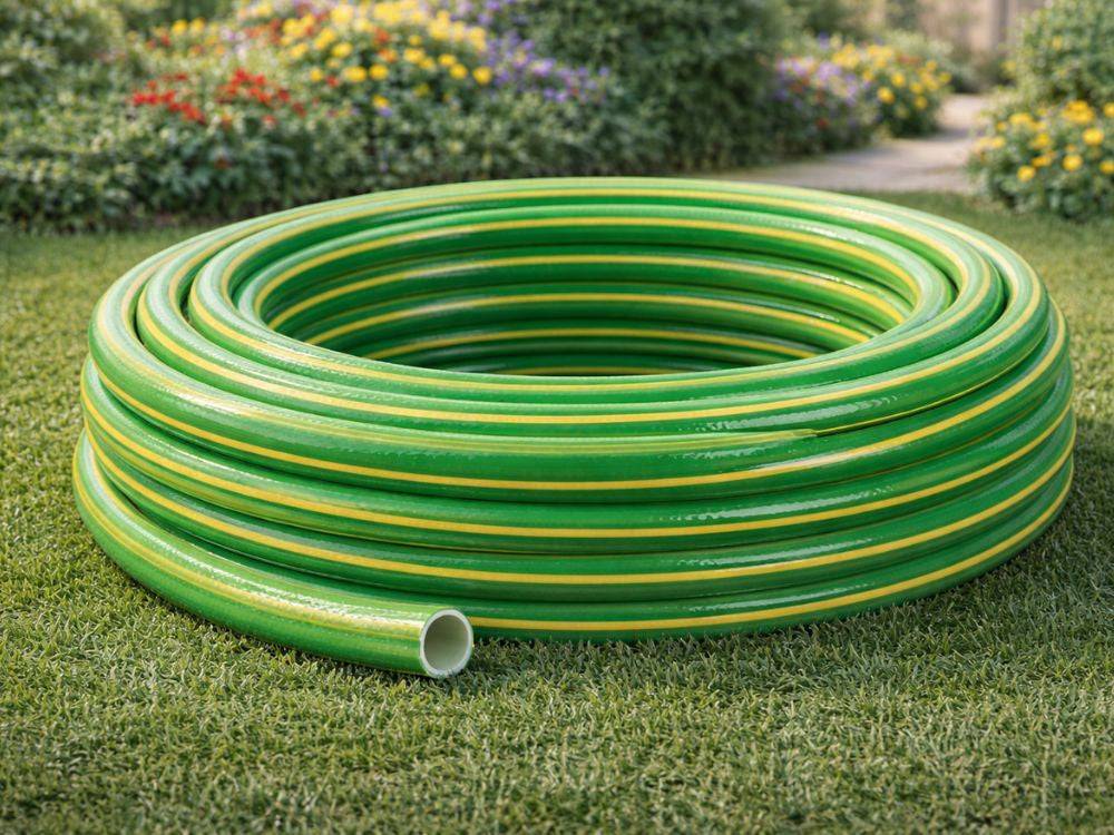 Tuyau d'arrosage en caoutchouc 1/2 pouce, 30 m, 3 couches + raccords et pistolet, kit DIVODV - Image 2