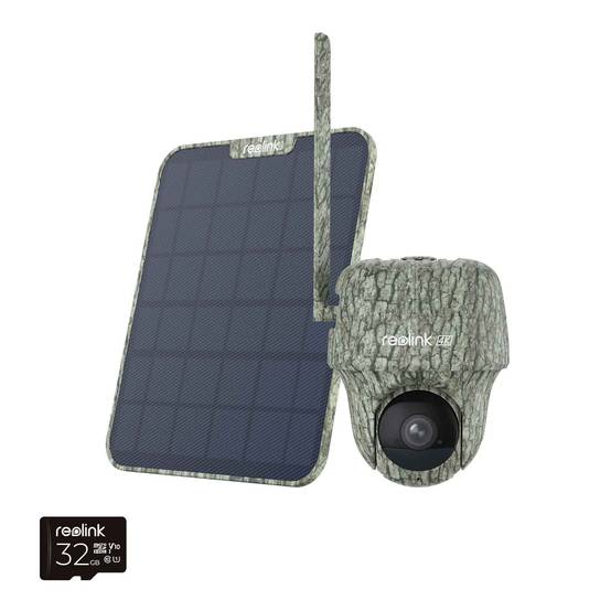 Reolink Go G450 - Caméra 4G Sans Fil 360 avec Vision Nocturne - avec panneau solaire autonome - Image 1