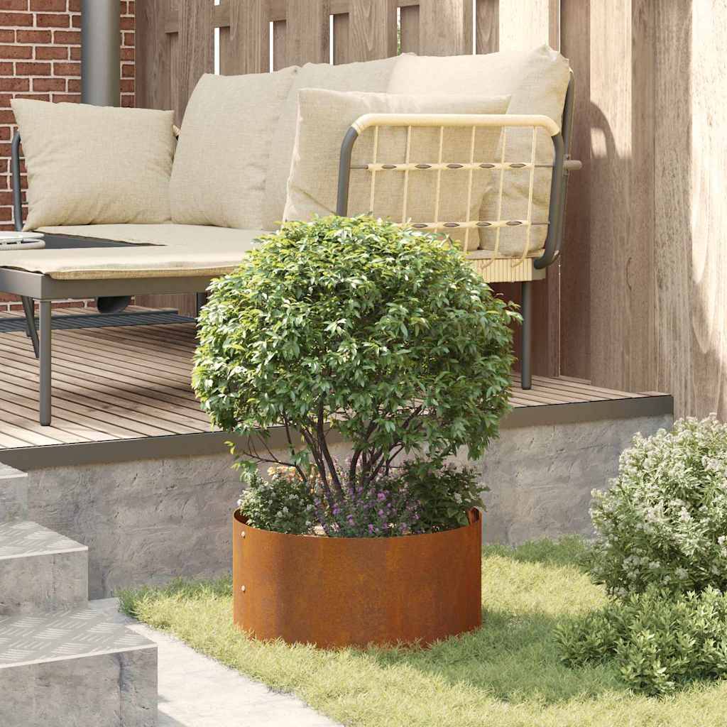 Maison Chic - Cache-pot, Pot De Fleurs Marron 40 x 40 x 20 cm Acier cuivré g399 - Image 4