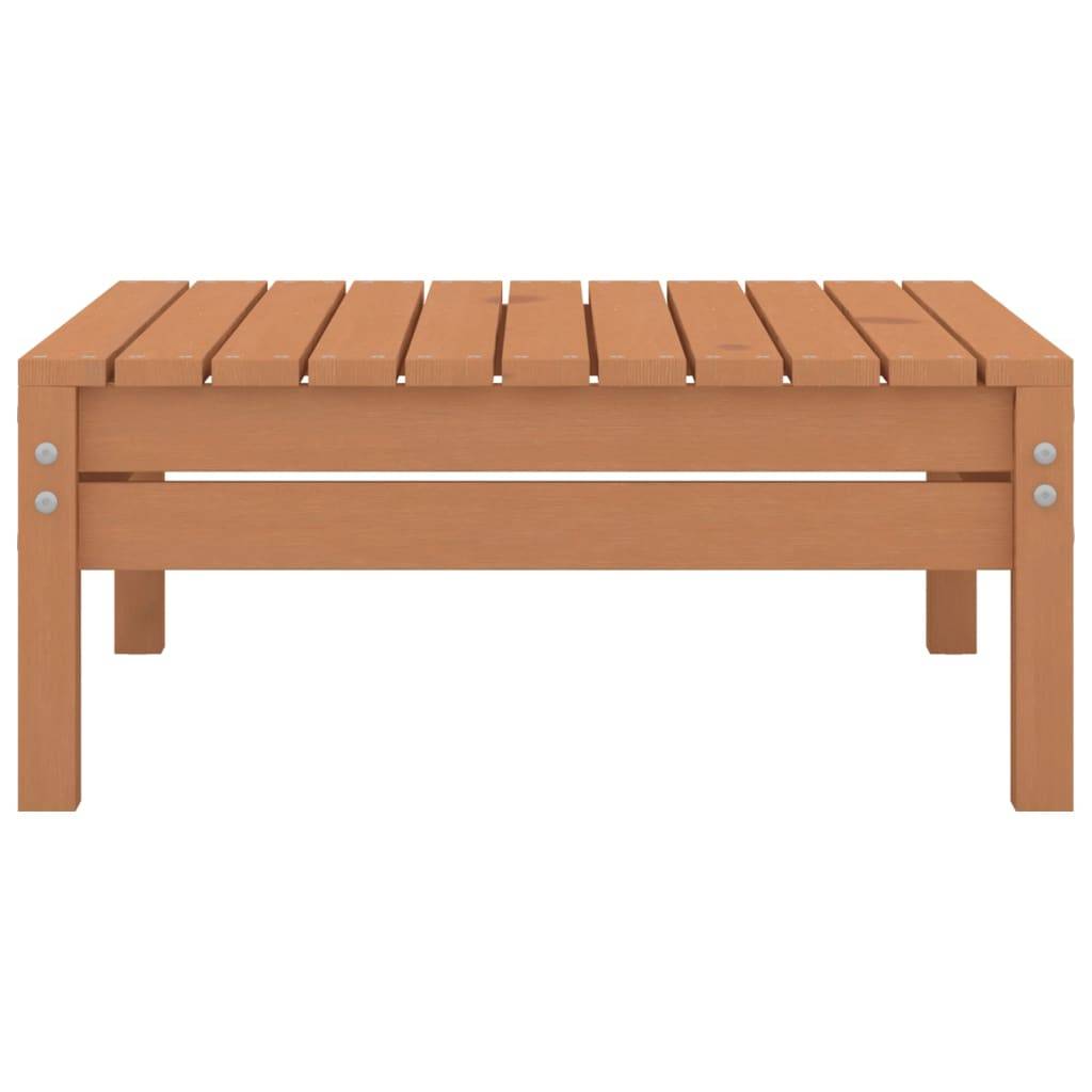 Helloshop26 - Salon de jardin meuble d'extérieur ensemble de mobilier 5 pièces marron miel bois de pin massif - Image 7