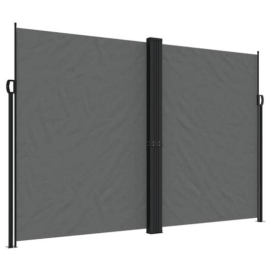 Auvent latéral acier anthracite 600 x 220 cm - PANGIVO - Image 2