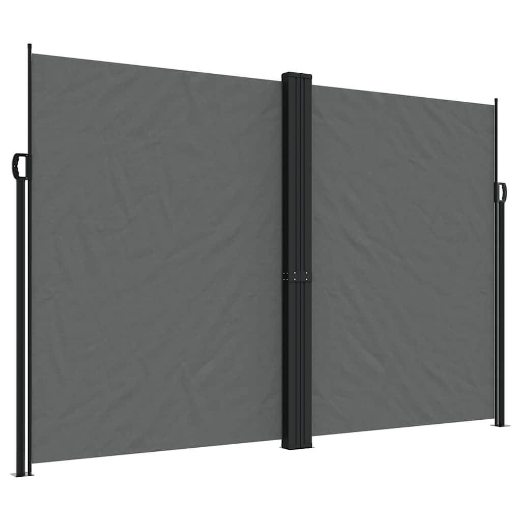 Auvent latéral acier anthracite 600 x 220 cm - PANGIVO - Image 2