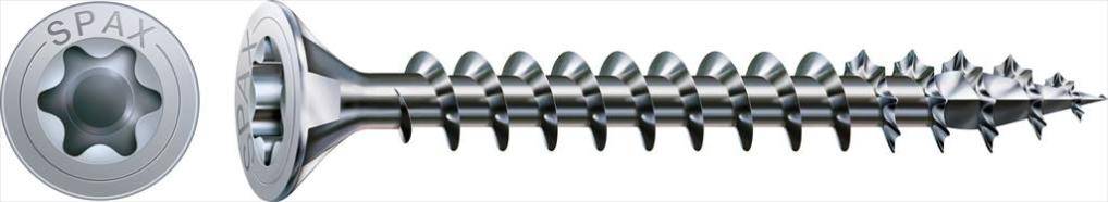 Spax - Lot de 100 vis acier tête autofraisée plate SPAX, Diam.4 mm x L.16 mm - Image 2