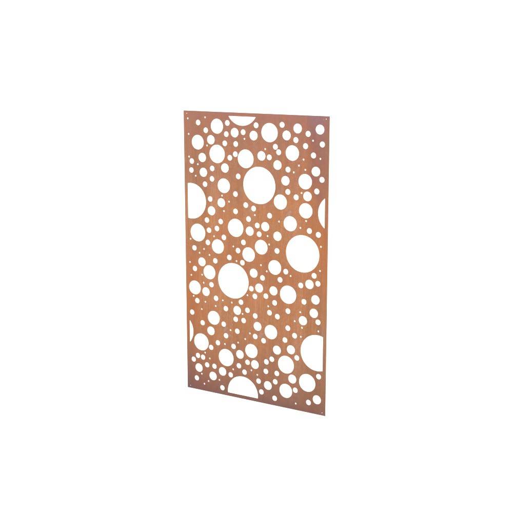 Decklinea - Treillis corten THALIAS - 900x1600x2mm - Panneau occultant en Acier Corten - Image 1