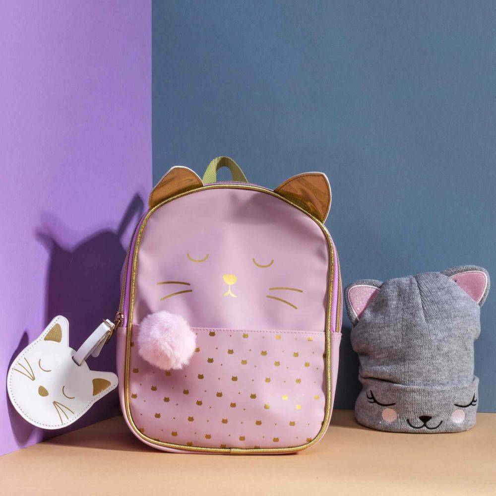 The Concept Factory - Sac à dos enfant chat rose - Image 2