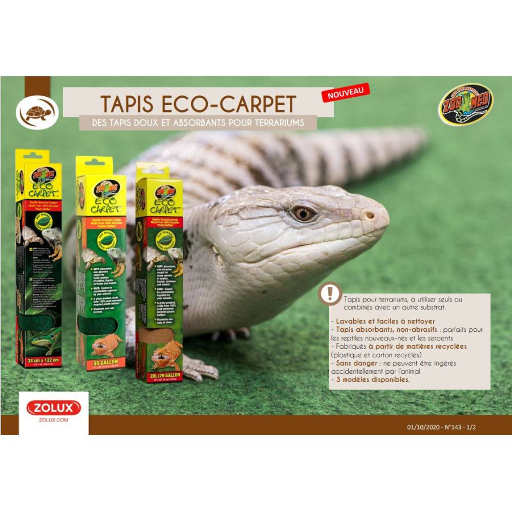 Zolux - Tapis pour terrarium 33 x 122 cm 100 % produit recyclées - Image 4